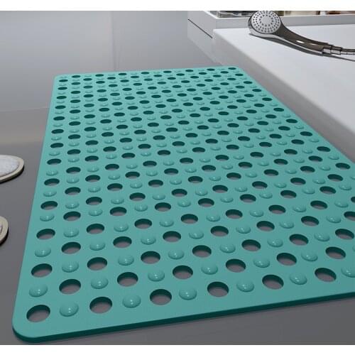 Shower Bath Mat Environmental Protection Tasteless TPE Toilet Household Bathtub Bathroom Hollow Hydrophobic Thicken AntiSlip Pad
