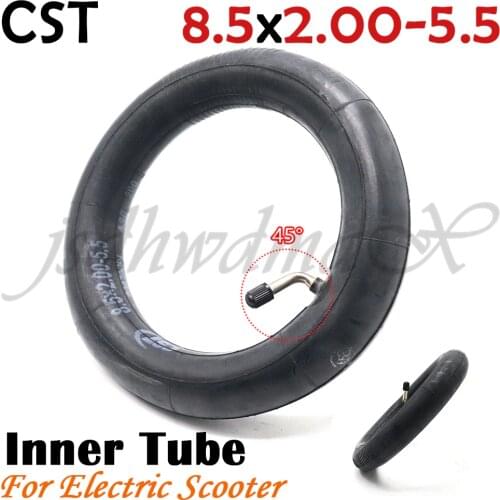 CST 8.5x2.00-5.5 Inflatable Inner Tyres 45degree Electric Scooter Xiaomi Scooter Thickened Wheel Inner Tube for Halten Rs-01 Pro