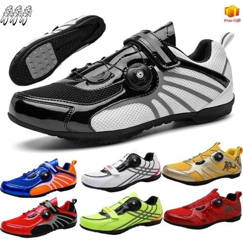 New Professional Cycling Shoes Mens Mountain Cross-Country Trekking Hiking Cycling Shoes Road Bike Shoes Outdoor Womens shoes