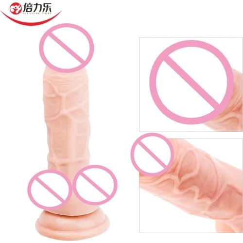 Realistic Penis G-Spot Stimulator Huge Dildo With Suction Cup Silicone Vagina Massager Orgasm Adult Sex Products for Women