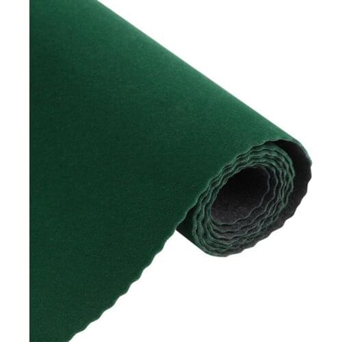 1m/2m/3m/5m/10m Self Adhesive Velvet Flocking Fabric Green Color Liner Jewelry Contact Paper DIY Sticky Fabric 45cm Width
