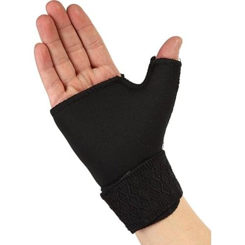 1 Pair Sports Bandage Gym Support Glove Wrap Wrist Hand Palm Thumb Joint Protector Soft Breathable Adjustable Brace Guard Wrap