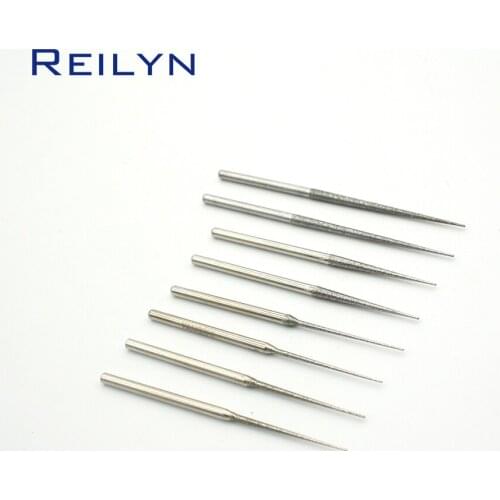 High quality 5pcs 150# Ultra-long diamond drilling bits 3x70mmx30mm diamond drilling grinding bit polishing bit