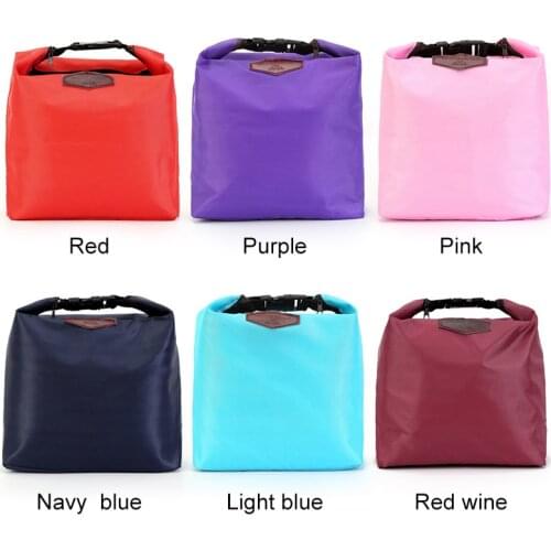 1pcs Portable Thermal Cooler Insulated Waterproof Lunch Carry Storage Picnic Bag Pouch For Women Girl Kids Children Home Tools
