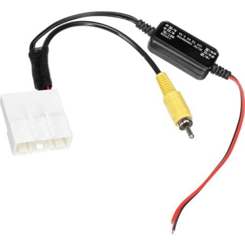 24 Pin Car Camera Adapter Connector Wire Reversing Camera to GPS Head Unit Cable for Toyota Kluger RAV4