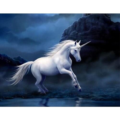 5D DIY Full Square/Round Diamond Painting Unicorn 3D Embroidery Cross Stitch Crystal Mosaic Home Dector Art YC1