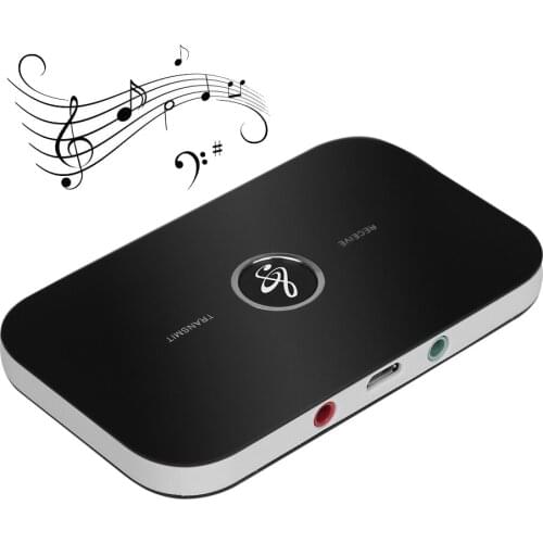 B6 2 in 1 Wireless Bluetooth Receiver Transmitter 4.1 Audio 3.5mm Adapter For PC Smartphone Bluetooth Receiver Transmitter Aux