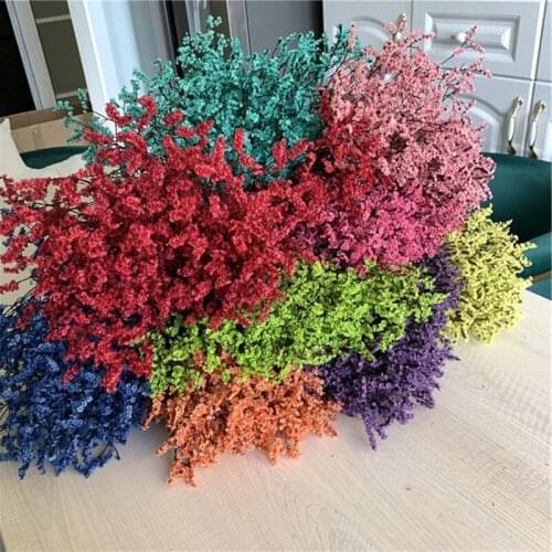 100g Natural Crystal Grass Eternal Flower Bouquets Valentines Day Arrangement For Living Room easter decoration Wedding Bouquet