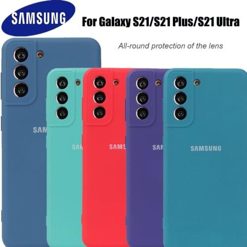 Samsung Galaxy S21 S21 Plus S21 Ultra Case Silky Silicone Cover Soft-Touch Back Protective Housing For S30 S30 + S30 Ultra