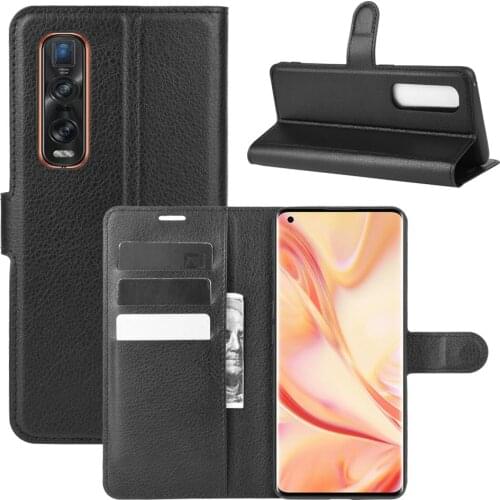 For OPPO Find X2 Pro Case Flip Case For OPPO Find X2 Pro High Quality Leather Stand Cover With Card Holder For OPPO Find X2 Pro