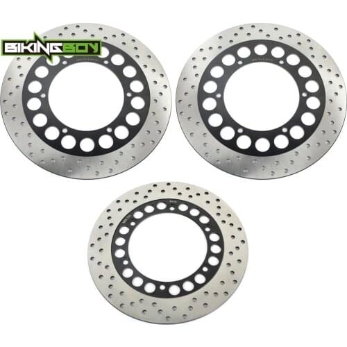 BIKINGBOY Front Rear Brake Discs Disks Rotors BT 1100 Bulldog 02 03 04 05 06 XJR 1300 99-17 16 15 14 13 12 XJR1300 SP 99 00 01
