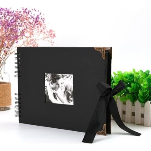 Horizontal Version Of The Window Album Classic Retro Bow Valentines Day Gifts Craft Memory Scrapbooking Wedding Photo Album