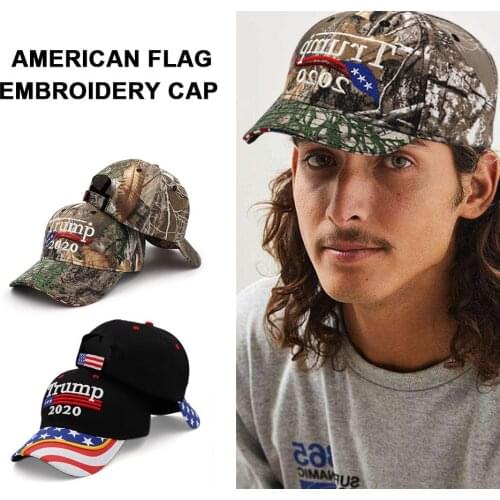 Donald Trump Hat Camouflage Cap Keep America Great MAGAHat President 2024 American Flag USA Baseball Caps DROPSHIP Support
