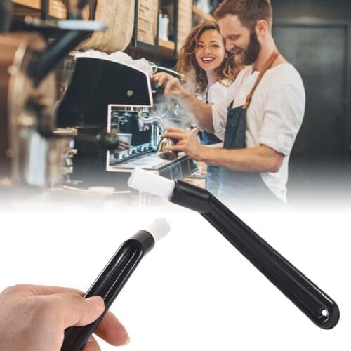 Coffee Brush Espresso Coffee Machine Cleaning Brush Machine Coffee Grime Cleaning Brush Plastic Handle Cleaner Tool Easy Removal
