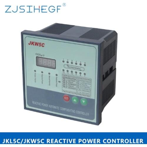 JKW5C/JKL5C 380V 4/6/8/10/12 Steps Reactive Power Factor Controller Automatic Compensation for Power Capacitor Bank
