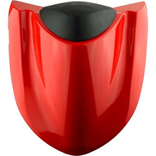 Red Motorcycle Rear Tail Pillion Passenger Hard Seat Cover Cowl Fairing Seat for Kawasaki Ninja ZX-10R ZX10R 2004 2005 04 05