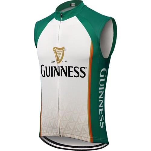 Cycling jersey sleeveless Beer Quick Dry cycling vest chaleco ciclismo cycling gilet Anti-Pilling bicycle clothing ciclismo mtb