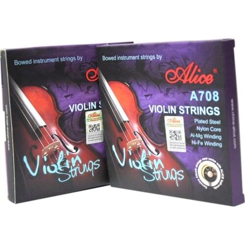 2 Sets of Alice A708 Professional Violin Strings 5-string Set E1a E1b A2 D3 G4