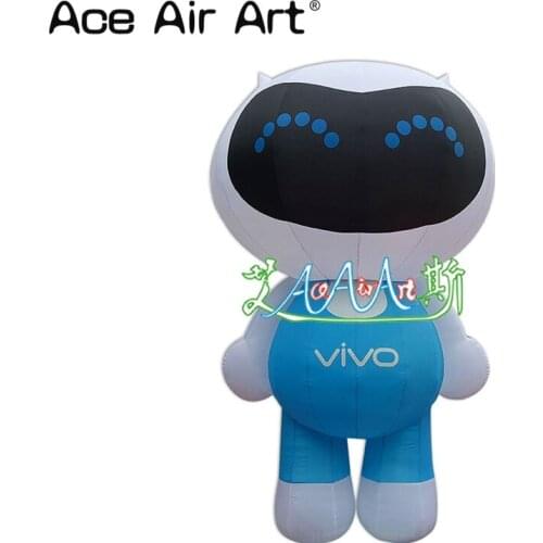 Inflatable advertising robot