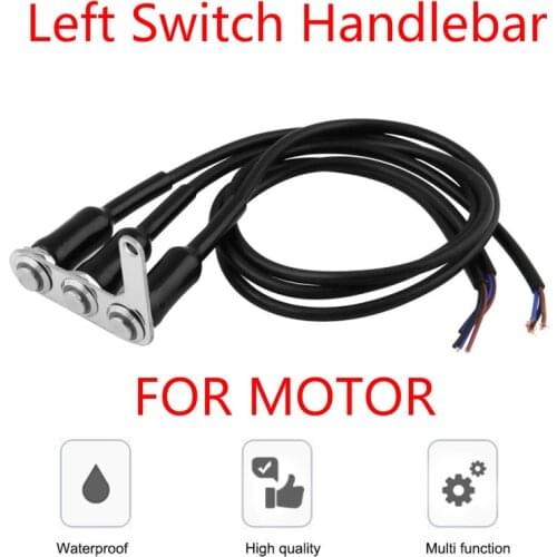 Stainless Steel LED Motorcycle Switch Handlebar Mount Waterproof Switches Button Waterproof DC12V Headlight Clignotant Moto