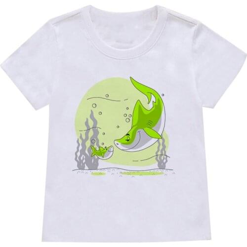 2021New childrens T shirt cute cartoon picture print T shirt girl T shirt summer casual new short sleeve T shirt childrens top