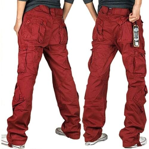 New Arrival Hip Hop Loose Casual Pants Jeans Baggy Cargo Pants For Women