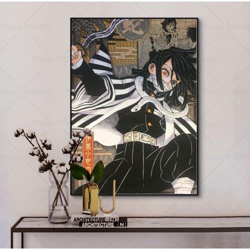 Obanai Iguro Kimetsu no Yaiba Anime Decoration Prints Canvas Wall Art Painting Poster Home Decor Bedroom Living Room Pictures