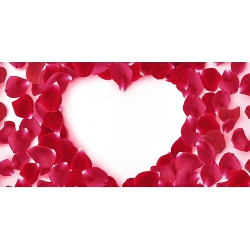 Towel Rosy Flower Love Heart Pattern Soft Microfiber Beach Towel serviette de plage toalha Travel Gym Sport Drying Bath Towel