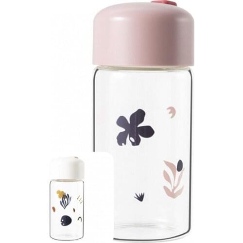 With Lid Sport Supplies Lovely Print Anti-fracture Water Bottle With Lid for Cycling