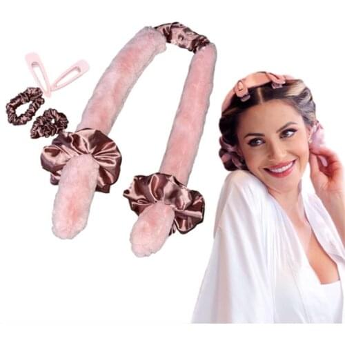 Sleeping Hair Rollers Flexible Curling Rods Magic Wave Hair Curler No Heat Spiral Pear Flower Curling Iron Modeling Accessories