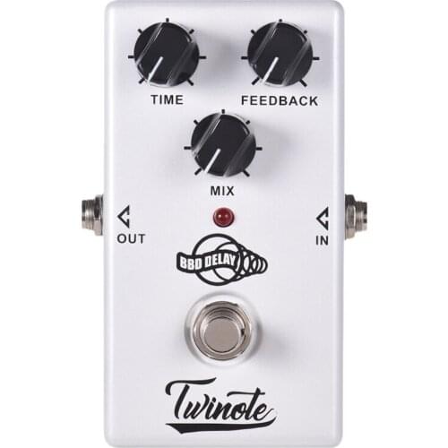 Twinote BBD DELAY Guitar Effect Pedal True Bypass Analog Chorus Effects Pedal Processsor Delay
