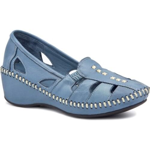 Gedikpaşalı ARV 9Y 25 BLUE Ladies Shoes Orthopedic