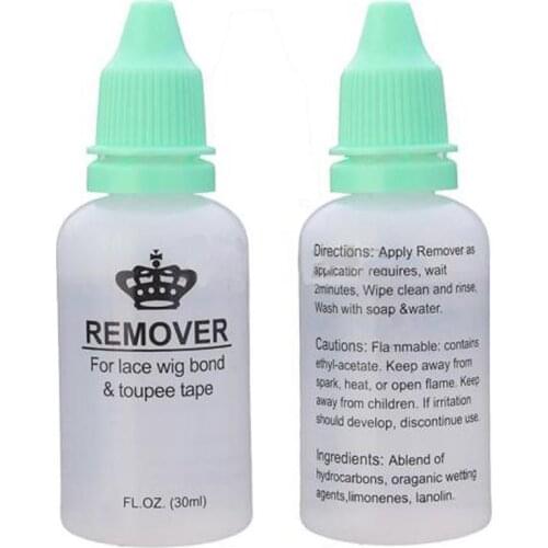 1/2Bottle 30ML Remover Adhesives Remover Tape Double-Sided Glue Remover For Lace Frontal Wig Remover Hair Extension Tool
