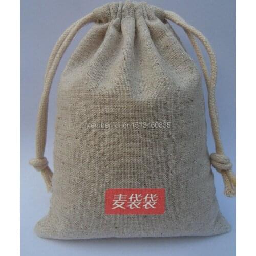 100pcs/lot CBRL jute bags, jute pouch, flax pouch for accessories/cereal/headwear,Various colors,size customized,wholesale
