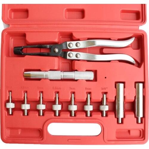 11pcs Auto Valve Stem Seal Plier Seating Pliers Remover Installer Tool Kit Set