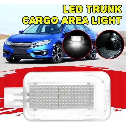 18-SMD LED Luggage Trunk Compartment Light Cargo Area Light Courtesy Door Lamp for Honda Accord Civic Fit Acura ILX RSX