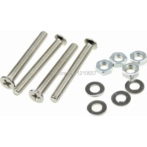 20pcs Lot M4X35mm Silver Screw Fixer For 140x25mm Fan