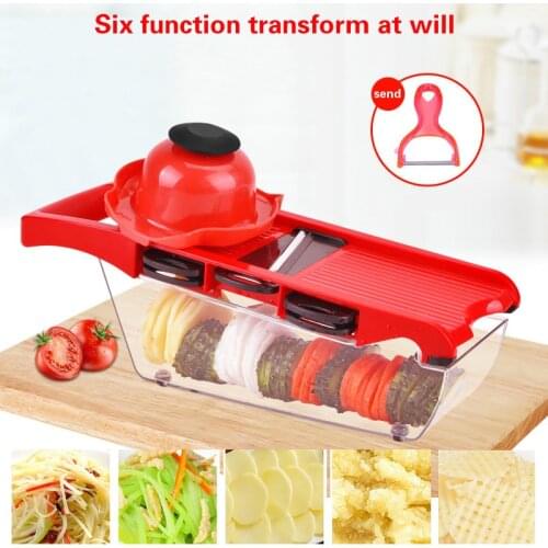 6 Blades Nicer Quick Stainless Steel Vegetable Dicer Chopper Multi-functional Onion Vegetable Cutter Slicer Shredders & Slicers