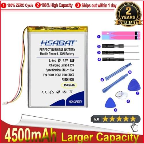 HSABAT 0 Cycle 4500mAh Battery for Onyx boox poke pro onyx book carta Electronic reader Accumulator