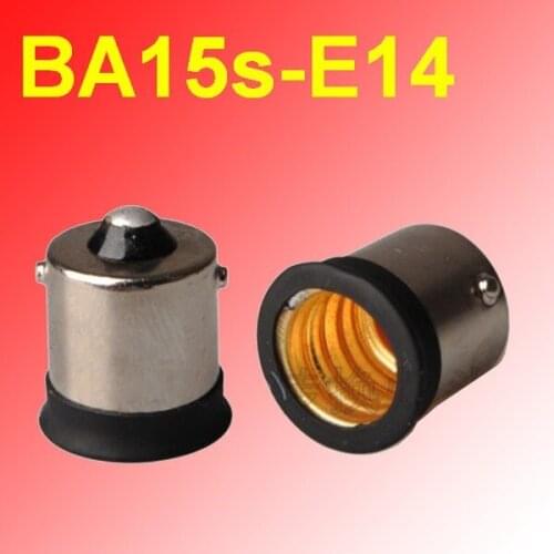 Free shipping 10X B15 TO E14 Adapter Converter Base holder lamp bases B15-E14 Lamp Holder Converter