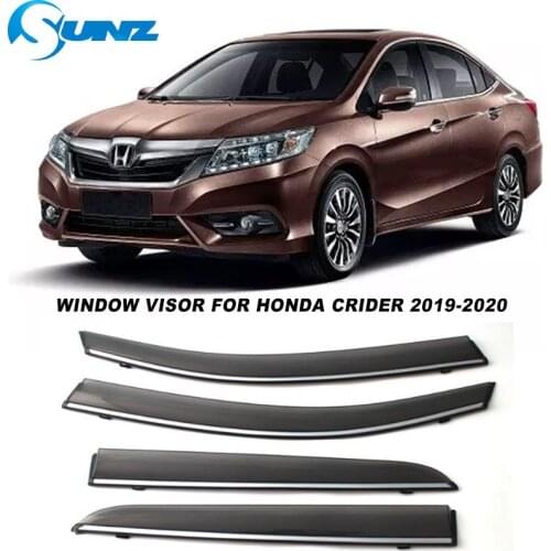 Side Window Visors For Honda Crider 2019 2020 2021 Smoke Hook Weathershields Sun Rain Deflectors SUNZ