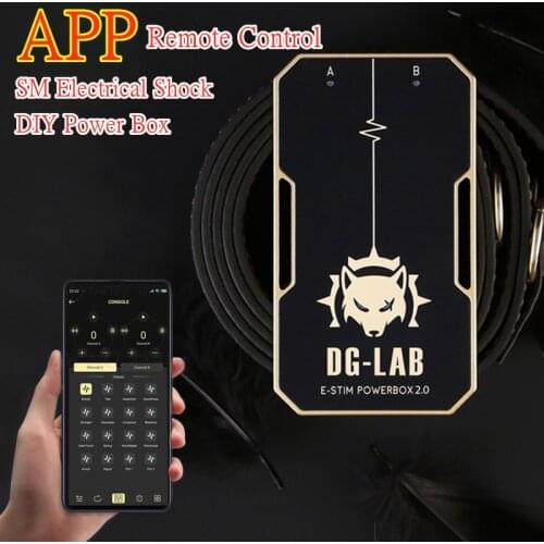 DG-LAB APP Remote Control DIY Power Box Machine Electrical Shock Host Fetish Slave BDSM Adult Games Sex Toys For Couples