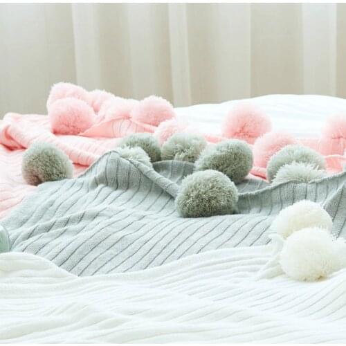 DUNXDECO Cotton Throws On The Sofa