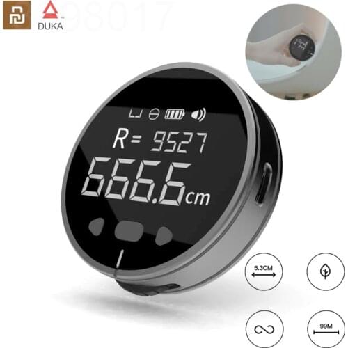 IN Stock Youpin DUKA Little Q Electronic Ruler (Atuman) Tape HD LCD Screen Rechargeable Ruler Long Standby