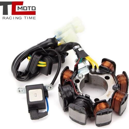 TCMOTO Magneto Engine Generator Stator Coil For HONDA TRX250 Recon TRX250 Recon 1997-2004 TRX250 Recon TE TM 2002 2003 2004