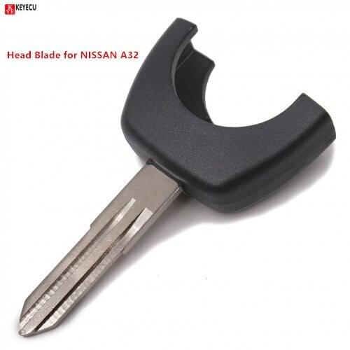 Keyecu 2 button Car Key Head BLADE remote key blade For Nissan A32 Primera Micra Terrano Almera X-Trail