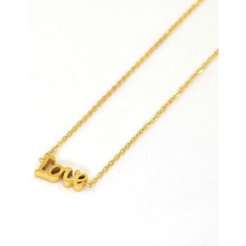 Love Couple Gift Stainless Steel Necklace Cute Lovely Pendant Necklace Jewelry