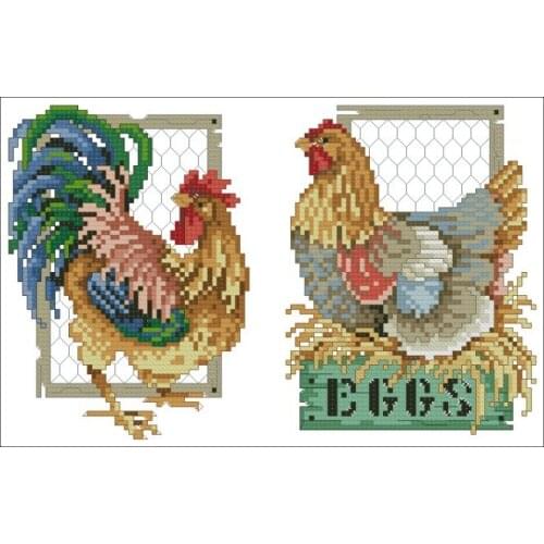 LA 3265 Cross Stitch Kit Package Greeting Needlework Counted Cross-Stitching Kits New Style Counted