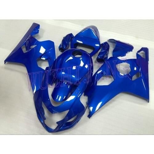 Body Kits GSXR 750 05 Full Body Kits for Suzuki GSXR600 04 Blue Fairings GSX R 750 2004 - 2005 K4