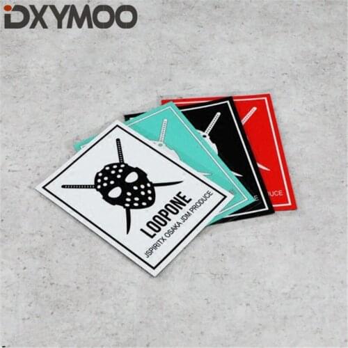 Car Styling Decal Japanese Osaka Mask Man Motorcycle Bike Sticker for JSPIRITX JDM PRODUCE LOOPONE